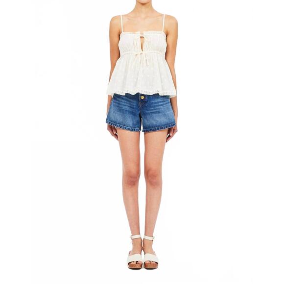 NEW ULLA JOHNSON women's quinn top in pristine
